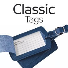 Go Travel Leather TAG Blue