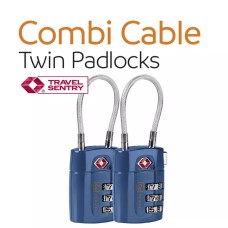 Go Travel TSA Combi Cable Padlocks
