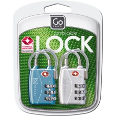 Go Travel TSA Combi Cable Padlocks
