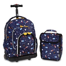 JWorld Lollipop Rolling Backpack Spaceship