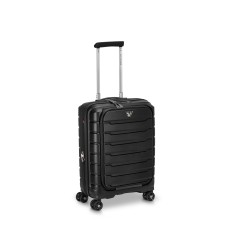 Roncato Business Trolley 4R Exp. Con Tasca Frontale / USB Butterfly Nero 55cm