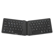 Targus Ergonomic Foldable Bluetooth® Antimicrobial Keyboard, Black