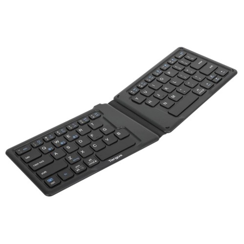 Targus Ergonomic Foldable Bluetooth® Antimicrobial Keyboard, Black