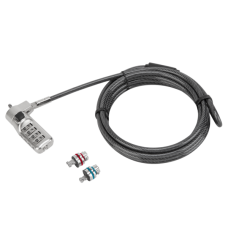 DEFCON® 3-in-1 Universal Resettable Combo Cable Lock