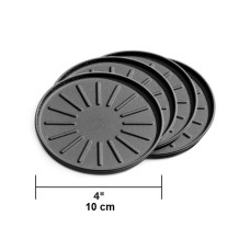 Round Coaster Set 10" Grey